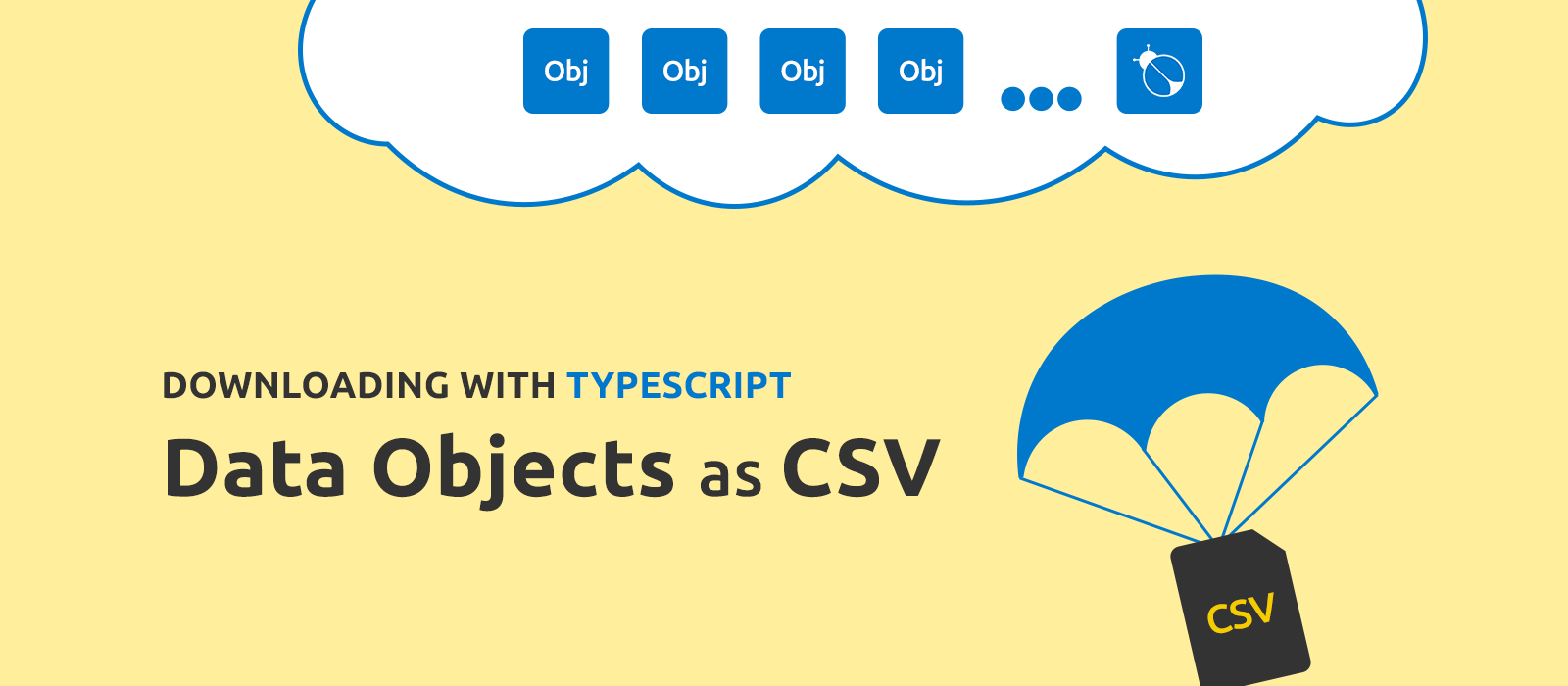 How to Download an Array of Data Objects as CSV File with TypeScript