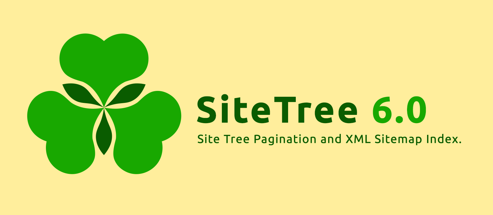 SiteTree 6.0: Site Tree Pagination and XML Sitemap Index